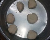 A picture of step 7 of North indian  gujiya in bengali style.