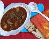 A picture of step 7 of Special Aloo Gosht.
