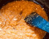 A picture of step 8 of Kaddu Halwa(pumpkin).