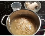 Hình bước làm 2 của món Cháo gà yến mạch #cleaneating