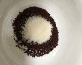 A picture of step 1 of Dalgona Coffee.