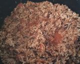 A picture of step 4 of Three-Color Rice with Ground Beef.