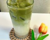 Hình bước làm 2 của món Sữa đậu nành trà xanh / Matcha soy milk