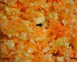 Une image de l'étape 3 de Flan carottes courgettes.