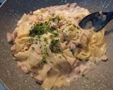 Foto del passaggio 3 della ricetta Pappardelle panna e porcini