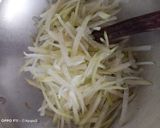 Foto langkah ke 3 dari resep Tumis Kecap Pepaya Serut.