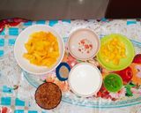 A picture of step 1 of Mango Lassi.