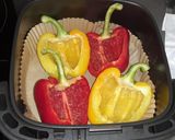 Une image de l'étape 1 de Poivrons Farcis à ma façon.