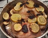 Foto del paso 6 de la receta: Pollito con salsa de higos al limón con guarnición de puré de papas