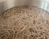 A picture of step 17 of Long life & Health! Warm Soba Noodle.