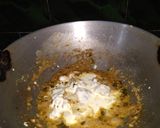 A picture of step 3 of Nawabi Chicken.