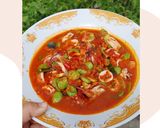 Foto langkah ke 6 dari resep Oseng cumi pete pedas.