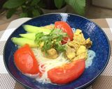 Hình bước làm 4 của món Bún sườn nghệ