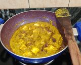 A picture of step 7 of BASIL PANEER (No onion no garlic).
