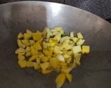 A picture of step 2 of Sabudaana khichdri.