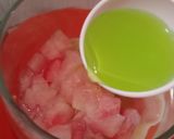 Foto langkah ke 2 dari resep Semangka Susu Melon Syrup.
