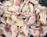 Hình bước làm 1 của món Thịt rang hành