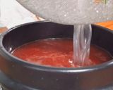 A picture of step 5 of Korean Dakgaejang.