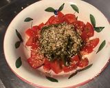 Une image de l'étape 4 de Pavés de saumon aux tomates, salicornes, échalotes et estragon.