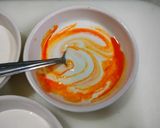 A picture of step 3 of Tri colour idli.