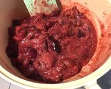 Une image de l'étape 4 de Compote de pêches de vigne aux noix et vanille.