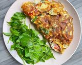 Une image de l'étape 5 de Tortilla de pommes de terre & légumes 🥔🍅.