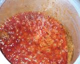 A picture of step 4 of Punjabi Rajma masala.