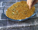 صورة لخطوة 3 من وصفة طبقات كنافة ومهلبية(صحي)