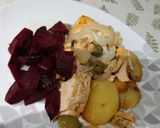 A picture of step 6 of Salmon with Roasted Beetroot.