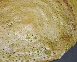 A picture of step 4 of Mixed Millets and Veggies Dosa (with jowar, ragi, bajra flours and lentils).