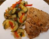 Pas rețetă Cotlet de porc cu sos de pătrunjel și legume 5 fotografie