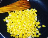 A picture of step 2 of Garlic Corn Chat.