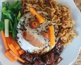 Foto langkah ke 4 dari resep Bento Cinta.