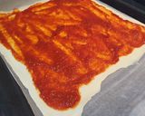 Foto del paso 1 de la receta Pizza de hojaldre con pavo y quesos