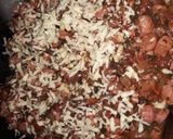 Foto del paso 5 de la receta: Salsa de salchichas con tallarines