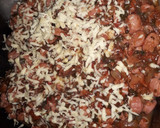 Foto del paso 5 de la receta: Salsa de salchichas con tallarines