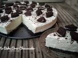 No bake Oreo Cheesecake langkah memasak 7 foto