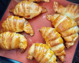 Foto del paso 3 de la receta: Croissant de hojaldre relleno de cabello de ángel (en airfryer)