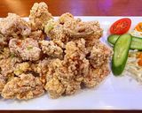 A picture of step 9 of Kara Age (Japanese fried chicken with scallion sauce).