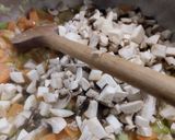 Zöldségekkel töltött karalábé - gomba, sárgarépa, kukorica recept fázis 2 fotója