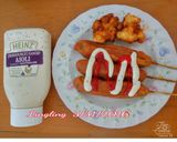 Foto langkah ke 2 dari resep Sate Sosis Pancake.