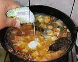 Foto langkah ke 3 dari resep Tahu Santan Cabe Hijau Keriting.