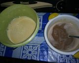 Foto langkah ke 4 dari resep Puding Custard lapis Coklat.