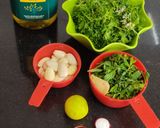 A picture of step 1 of Coriander Mint Pesto Sauce.