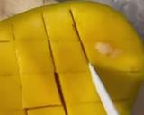 Une image de l'étape 1 de Mangue rôtie à l’air fryer.