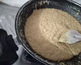 A picture of step 3 of Peanuts and Sesame seeds Gajak.