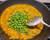 A picture of step 3 of Amritsari Ajwaini Matar Paneer.