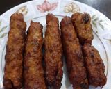 A picture of step 2 of Seekh Kabab Pulao.