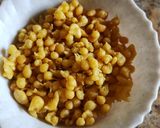 A picture of step 1 of Dahi boondi.