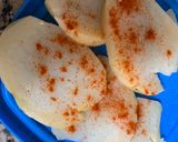 A picture of step 1 of Boiled Aloo tawa pakore.